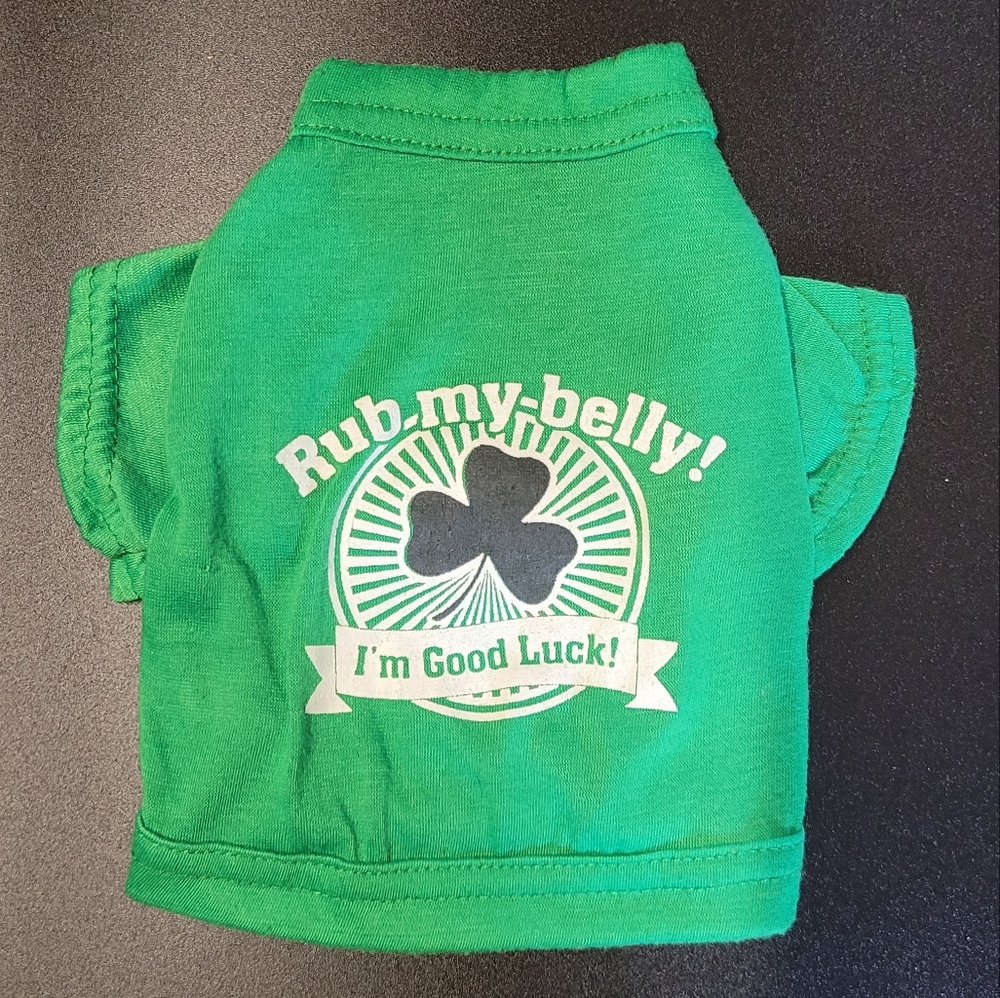 Rub My Belly Dog Tiny Shirt